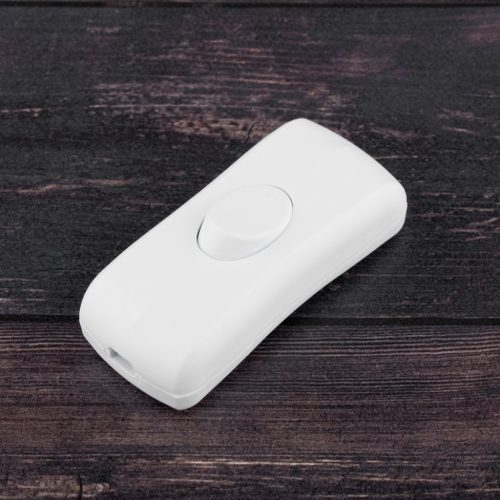 Billenőkapcsoló fehér csavart kábelen