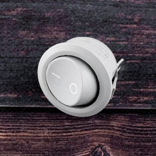 BE/KI bútor billenőkapcsoló, szürke