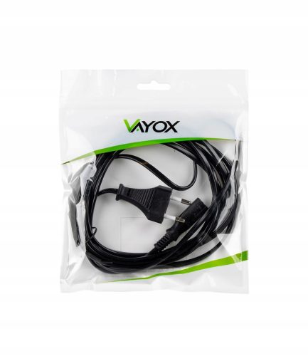 Tápkábel 1,5 m kábel Rádió TV tápadapterhez CEE 7/16 - IEC 320 C7 230V VAYOX
