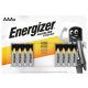 ENERGIZER AAA alkáli elemek LR03 MN2400 1,5V buborékfólia 8 db
