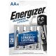 4x ENERGIZER ULTIMATE LITHIUM AA LR6 1,5 V akkumulátor buborékfólia