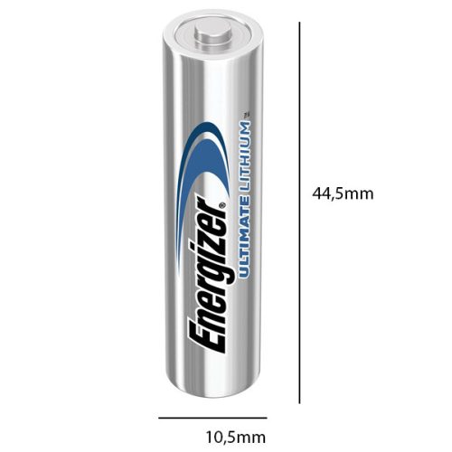 ENERGIZER ULTIMATE LITHIUM AAA 1,5V akkumulátorok buborékfólia 4 db