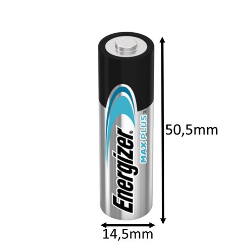 4x ENERGIZER MAX PLUS AA LR6 1,5V elem Buborékfólia