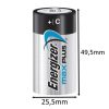 ENERGIZER MAX PLUS C LR14 elemek Buborékcsomagolás 2 db