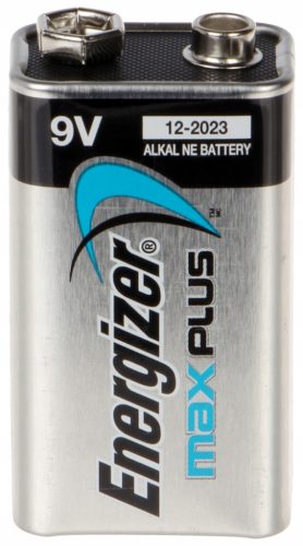 Akkumulátor ENERGIZER MAX PLUS 6LR61 6F22 9V 1db Buborékfólia