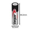 4x ENERGIZER MAX AAA LR03 1,5 V-os elemek buborékfóliában