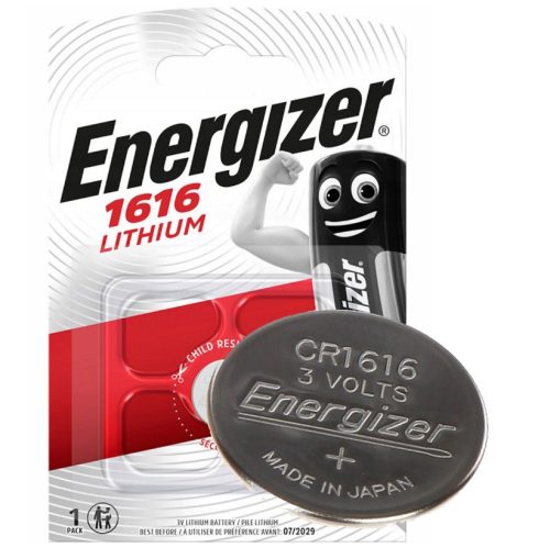 ENERGIZER akkumulátorok ELEKTRONIKUS KÉSZÜLÉKEKHEZ CR1616 Buborékfólia 1 db.