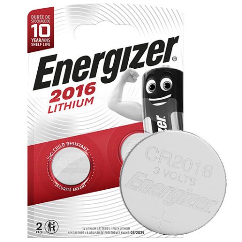 ENERGIZER akkumulátorok ELEKTRONIKUS KÉSZÜLÉKEKHEZ CR2016 Buborékfólia 2 db.