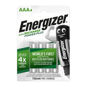 Akkumulátor ENERGIZER POWER PLUS AAA HR3 BL4 700mAh 4db
