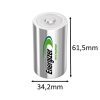 2x akkumulátor ENERGIZER POWER PLUS HR20 2500 mAh akkumulátor