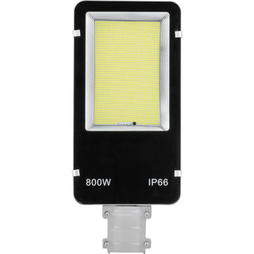 LED napelemes utcai lámpa 800W 6500K lámpa tartóval és távirányítóval