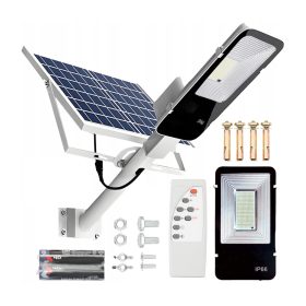   Napelemes LED lámpa Erőteljes 1500W 6500K kerti utcai lámpa IP66 + távirányító