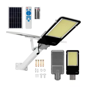   Napelemes LED lámpa Erőteljes 2000W 6500K Kerti Utcai Lámpa IP65 + Távirányító
