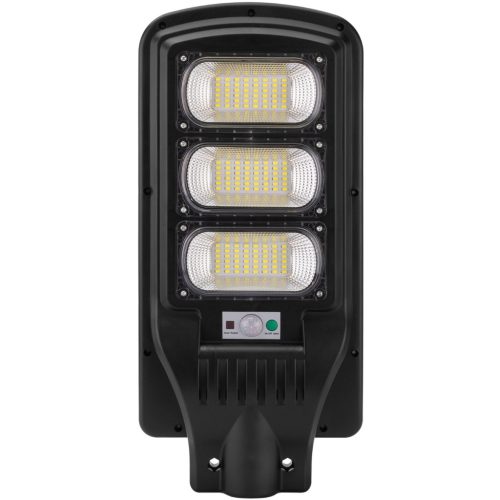 LED napelemes utcai lámpa 1200W 6500K lámpa tartóval és távirányítóval