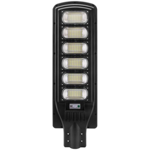 LED napelemes utcai lámpa 2000W 6500K lámpás tartóval és távirányítóval