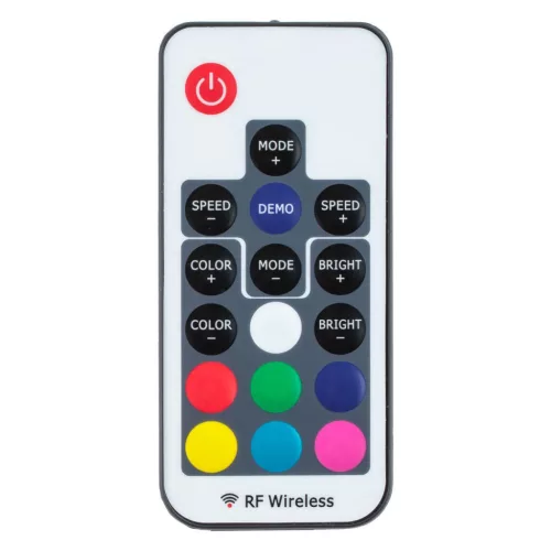 Rádióvezérlő RGB LED szalagokhoz 72W 2x3A + RF REMOTE 5V ~ 24V DC