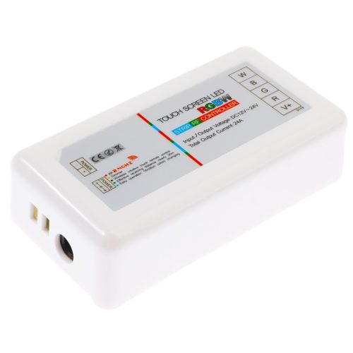 RGB+W LED szalagvezérlő 288W RECEIVER + RF Touch távirányító 2.4GHz