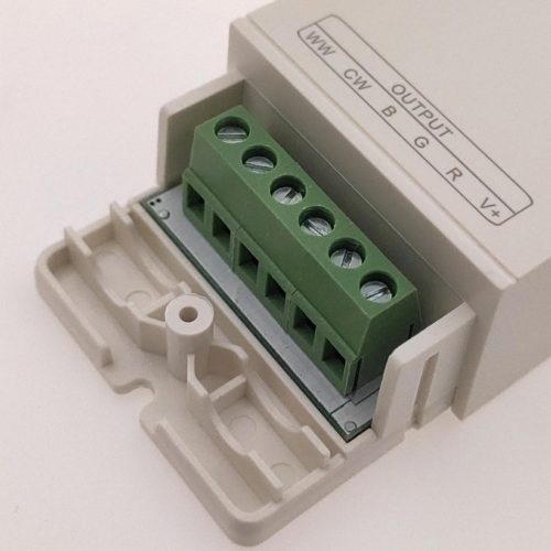 Vevővezérlő RGB + CCT LED szalagokhoz 5x 4A VOLTA 12V / 24V DC ProVero