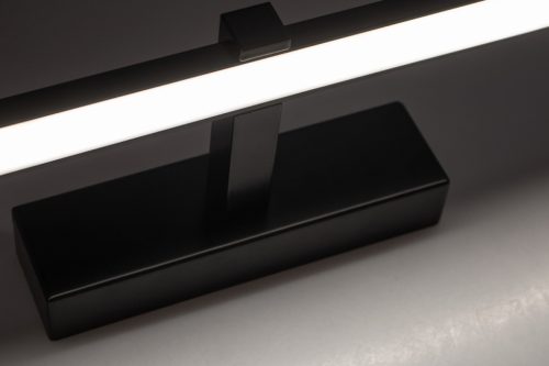 LED fürdőszobai tükörvilágítás 8W 700lm fekete semleges 40cm