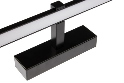 LED fürdőszobai tükörvilágítás 12W 840lm fekete semleges 60 cm