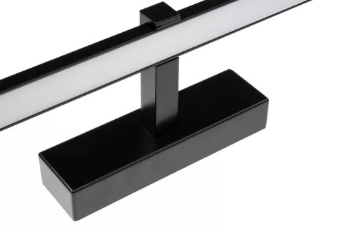 LED fürdőszobai tükörvilágítás 12W 840lm fekete semleges 60 cm