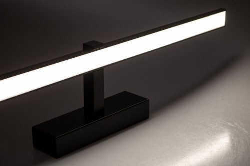 LED fürdőszobai tükörvilágítás 12W 840lm fekete semleges 60 cm