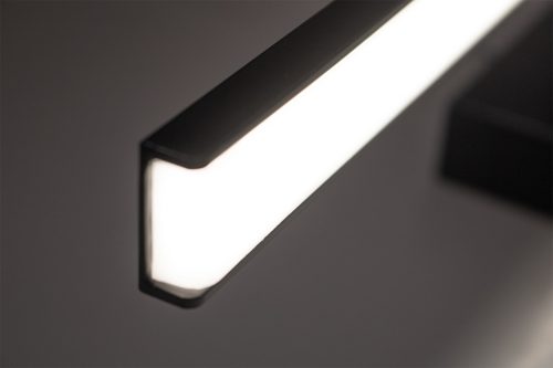 LED fürdőszobai tükörvilágítás 12W 840lm fekete semleges 60 cm