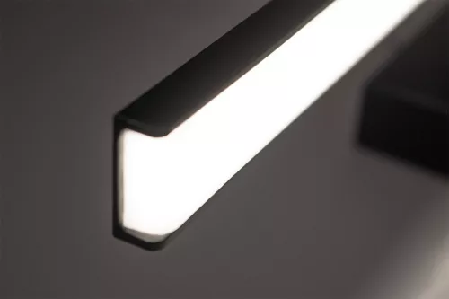 LED fürdőszobai tükörvilágítás 12W 840lm fekete semleges 60 cm