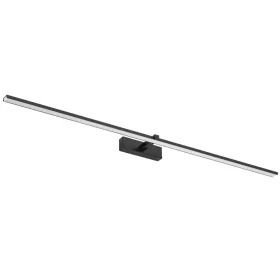  VENUS tükörlámpa LED fürdőszobai fali lámpa 24W 1680lm fekete semleges 120cm