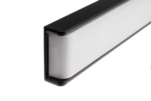 VENUS tükörlámpa LED fürdőszobai fali lámpa 24W 1680lm fekete semleges 120cm