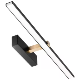   LED fürdőszobai tükörvilágítás 12W 840lm fekete-arany 60cm