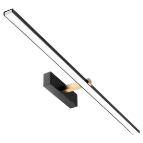   LED fürdőszobai tükörvilágítás 18W 1100lm fekete-arany 90cm