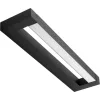 LOVIS tükörlámpa LED fürdőszobai oldalfali lámpa 24W 1680lm fekete semleges 120cm IP44 360°