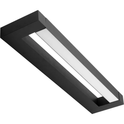 LOVIS tükörlámpa LED fürdőszobai oldalfali lámpa 24W 1680lm fekete semleges 120cm IP44 360°