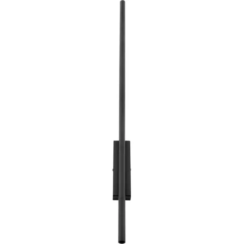 LED oldalfali és mennyezeti lámpa FEKETE Fém 90cm modern stílusú IP54