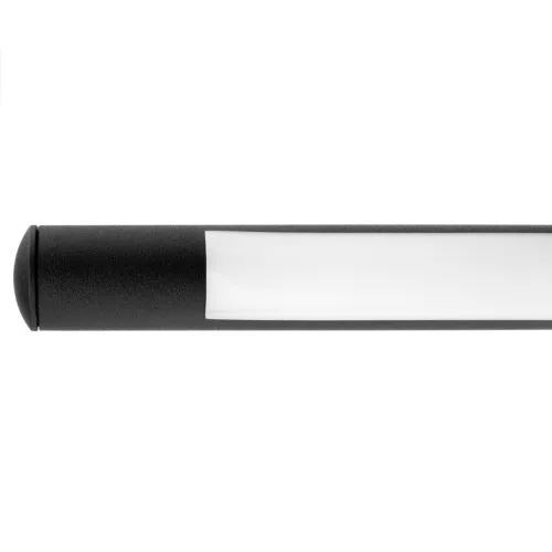 LED oldalfali és mennyezeti lámpa FEKETE Fém 90cm modern stílusú IP54