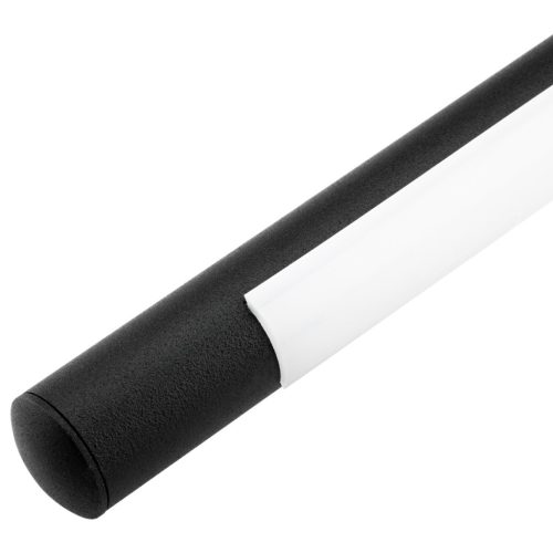 LED oldalfali és mennyezeti lámpa FEKETE Fém 90cm modern stílusú IP54