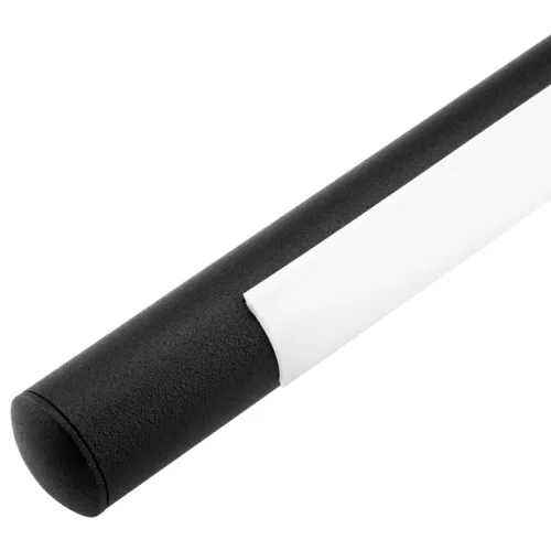 LED oldalfali és mennyezeti lámpa FEKETE Fém 90cm modern stílusú IP54
