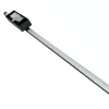 LED oldalfali és mennyezeti lámpa FEKETE Fém 120cm modern stílusú IP54