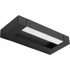 ASTER tükörlámpa LED fürdőszobai fali lámpa 2x4W 560lm fekete semleges 30cm IP54 fel/le 360°