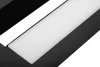 ASTER tükörlámpa LED fürdőszobai fali lámpa 2x4W 560lm fekete semleges 30cm IP54 fel/le 360°