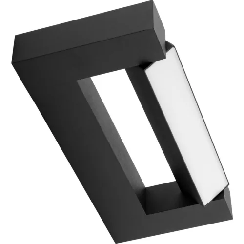 ASTER tükörlámpa LED fürdőszobai fali lámpa 2x4W 560lm fekete semleges 30cm IP54 fel/le 360°