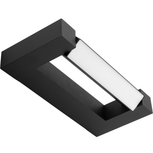 ASTER tükörlámpa LED fürdőszobai fali lámpa 2x4W 560lm fekete semleges 30cm IP54 fel/le 360°