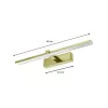 VENUS Fali lámpa Arany LED 8W fali lámpa 40cm Modern ProVero