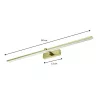 LED fürdőszobai tükörvilágítás 18W 90cm Modern ProVero