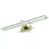 SIRIUS Gold LED fali lámpa 12W fali lámpa 60cm Modern ProVero