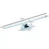 SIRIUS króm LED fali lámpa 12W fali lámpa 60cm Modern ProVero