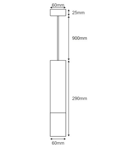 Mennyezeti függő lámpa 1xGU10 CIRUS túlnyúló cső fekete-arany 29cm