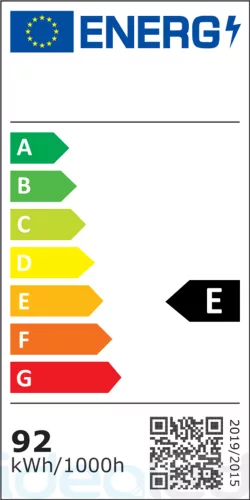 LED csillár mennyezeti lámpa 92W CCT ARTESIA fekete + távirányító