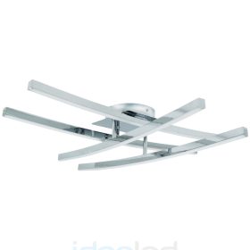   Mennyezeti lámpa LED mennyezeti csillár AUSTIN 48W 4000K Króm